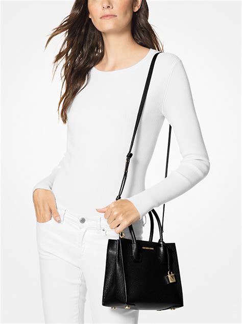 michael kors black mercer|michael kors mercer crossbody.